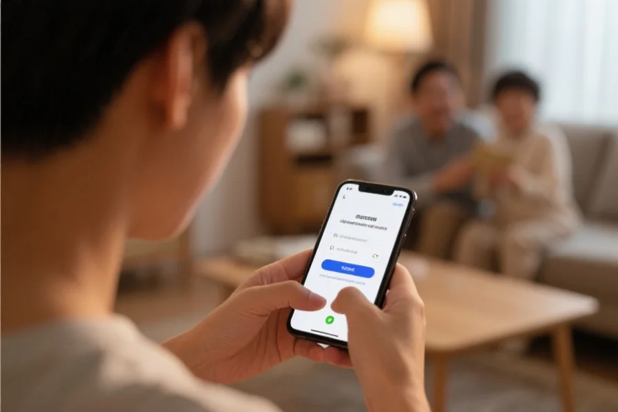 接收并输入验证码